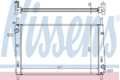 Радиатор, охлаждение двигателя NISSENS купить