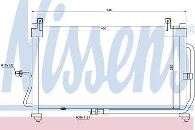 Конденсатор, кондиционер NISSENS купить