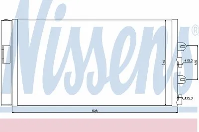 Конденсатор, кондиционер NISSENS купить