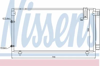 Конденсатор, кондиционер NISSENS купить