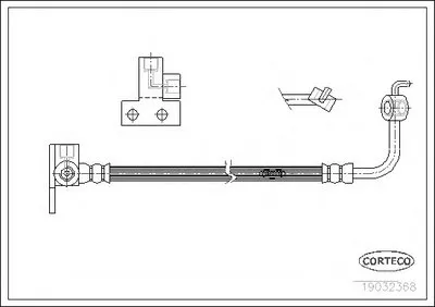 Тормозной шланг CORTECO купить