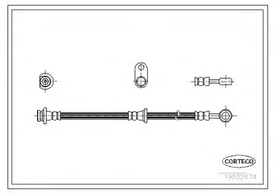Тормозной шланг CORTECO купить