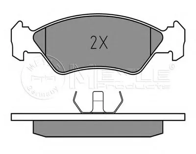 Комплект тормозных колодок, дисковый тормоз MEYLE купить