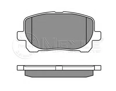 Комплект тормозных колодок, дисковый тормоз MEYLE купить