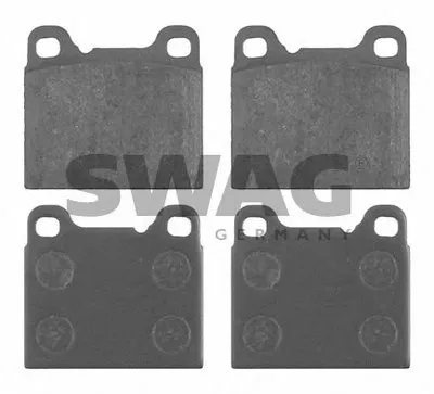Комплект тормозных колодок, дисковый тормоз SWAG купить