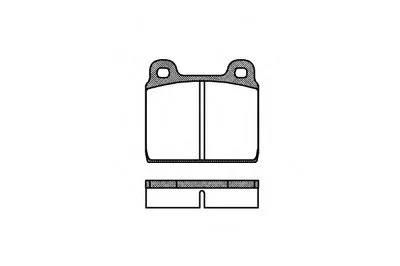 Комплект тормозных колодок, дисковый тормоз REMSA купить
