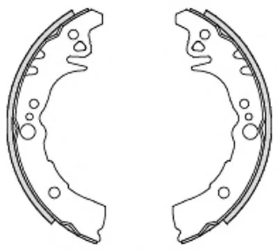 Комплект тормозных колодок REMSA купить