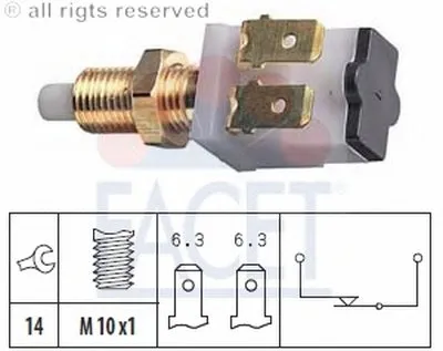 Выключатель фонаря сигнала торможения FACET купить