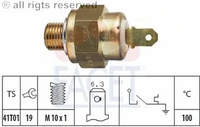 термовыключатель, сигнальная лампа охлаждающей жидкости FACET купить