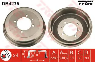 Тормозной барабан TRW купить