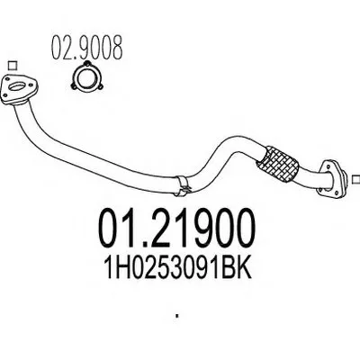 Труба выхлопного газа MTS купить