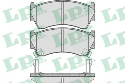 Комплект тормозных колодок, дисковый тормоз LPR купить