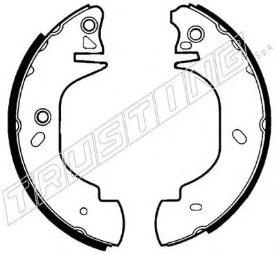 Комплект тормозных колодок REPARATION KIT TRUSTING купить