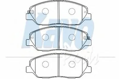 Комплект тормозных колодок, дисковый тормоз MK KASHIYAMA KAVO PARTS купить