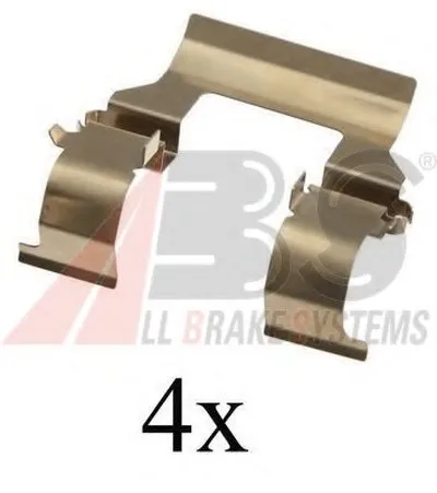 Комплектующие, колодки дискового тормоза A.B.S. купить