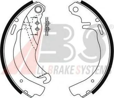 Комплект тормозных колодок A.B.S. купить