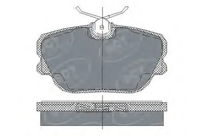Комплект тормозных колодок, дисковый тормоз SCT Germany купить