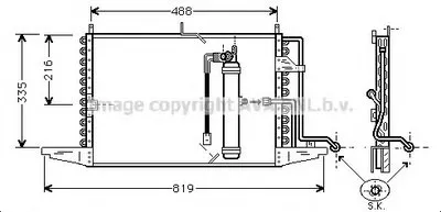 Конденсатор, кондиционер AVA QUALITY COOLING купить