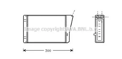 Теплообменник, отопление салона AVA QUALITY COOLING купить