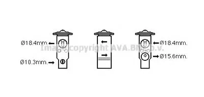 Расширительный клапан, кондиционер AVA QUALITY COOLING купить