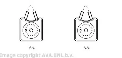 масляный радиатор, двигательное масло AVA QUALITY COOLING купить