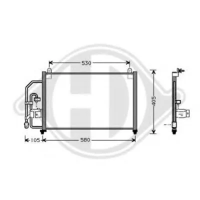 Конденсатор, кондиционер DIEDERICHS купить