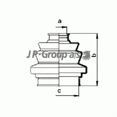 Комплект пылника, приводной вал QH JP GROUP купить
