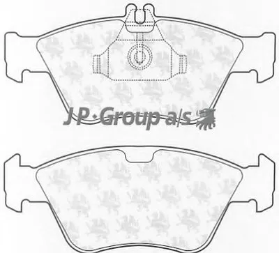 Комплект тормозных колодок, дисковый тормоз QH JP GROUP купить