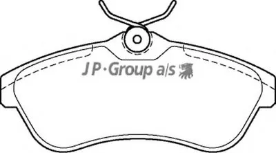 Комплект тормозных колодок, дисковый тормоз QH JP GROUP купить
