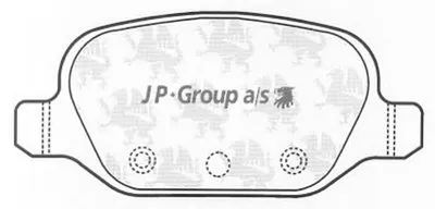 Комплект тормозных колодок, дисковый тормоз QH JP GROUP купить