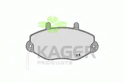 Комплект тормозных колодок, дисковый тормоз KAGER купить