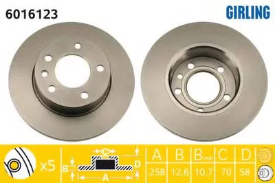 Тормозной диск GIRLING купить