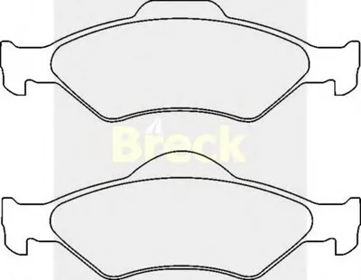 Комплект тормозных колодок, дисковый тормоз BRECK купить