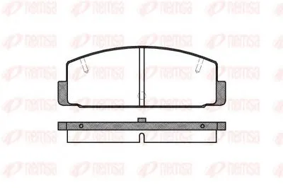 Комплект тормозных колодок, дисковый тормоз KAWE купить
