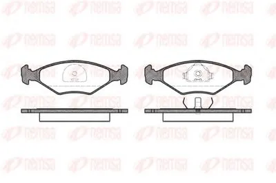 Комплект тормозных колодок, дисковый тормоз KAWE купить