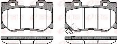 Комплект тормозных колодок, дисковый тормоз KAWE купить