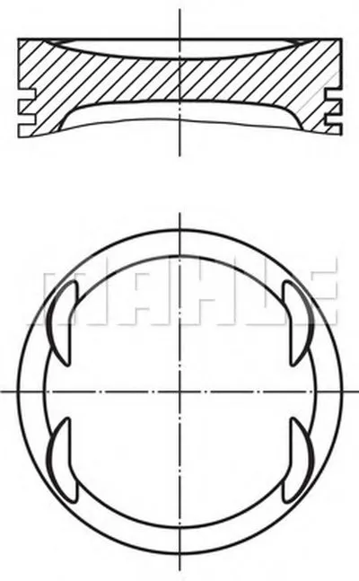 Поршень MAHLE ORIGINAL купить