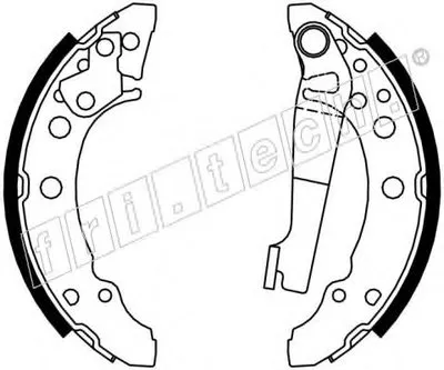 Комплект тормозных колодок fri.tech. купить