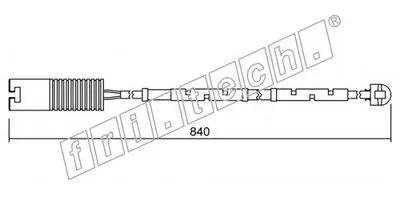 Сигнализатор, износ тормозных колодок fri.tech. купить