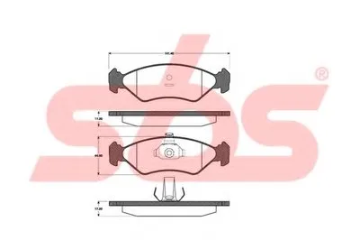 Комплект тормозных колодок, дисковый тормоз sbs купить