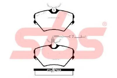 Комплект тормозных колодок, дисковый тормоз sbs купить