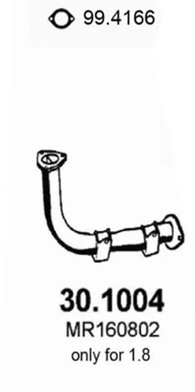 Труба выхлопного газа ASSO купить