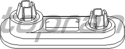 Кронштейн, буфер TOPRAN купить