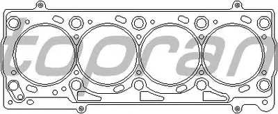 Прокладка, головка цилиндра TOPRAN купить