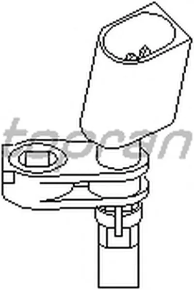 Датчик, частота вращения колеса TOPRAN купить