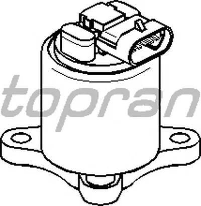 Клапан возврата ОГ TOPRAN купить