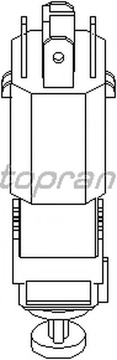 Выключатель фонаря сигнала торможения TOPRAN купить