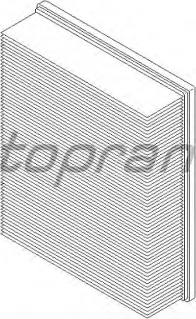 Воздушный фильтр TOPRAN купить