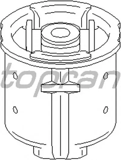 Втулка, балка моста TOPRAN купить