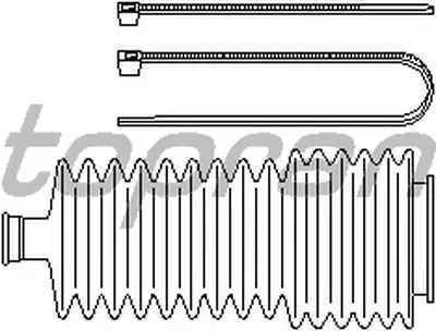 Комплект пылника, рулевое управление TOPRAN купить